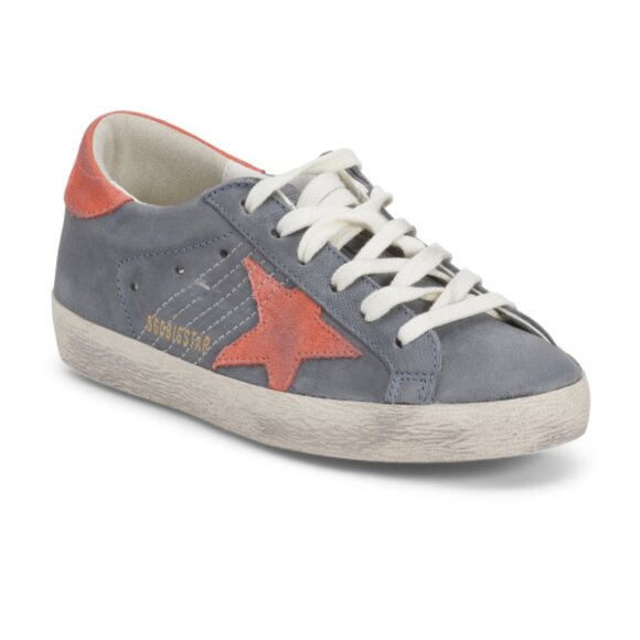 GOLDEN GOOSE Made In Italy Leather Distressed Sneakers - Picture 1 of 3